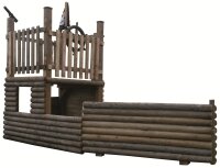 Piratenschiff aus Kiefernholz