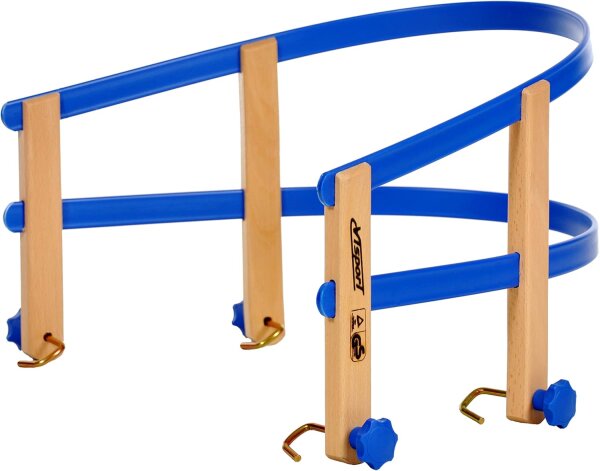 Lehne mit Kunststoffring für Holzschlitten