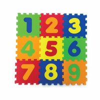 Puzzlematten Numbers 7mm 9-tlg. 33x33 cm