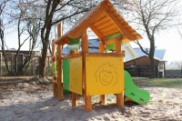 Kleinkinderspielanlage U3 aus Robinie