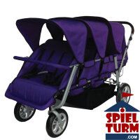 Krippenwagen Tina 6 Sitzer inkl. Regenschutz